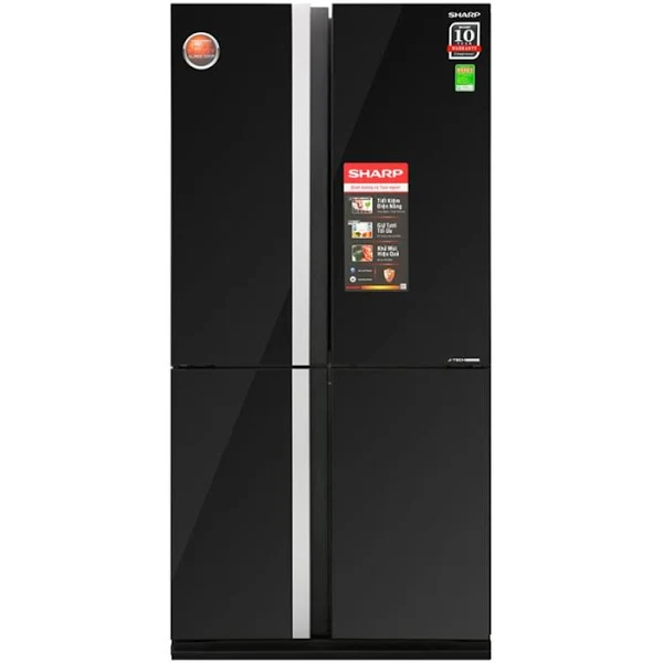 Tủ lạnh Sharp Inverter 605 lít SJ-FX688VG-BK